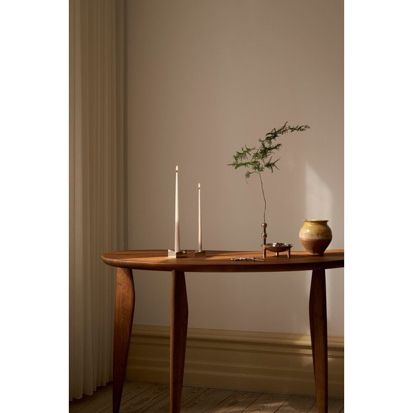 Fényes ezüstszínű fém váza (magasság 10 cm) Nagel – STOFF Nagel-image-3