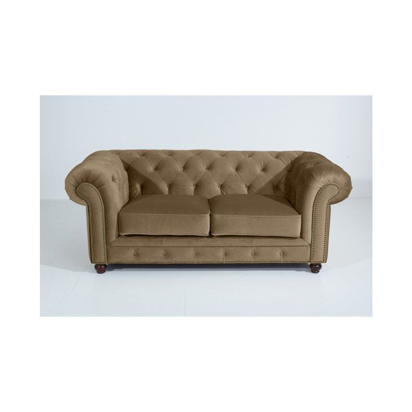 Orleans Velvet homokbarna kanapé, 196 cm - Max Winzer