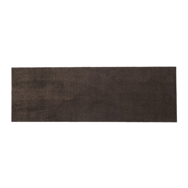 Unicolor sötétbarna lábtörlő, 67 x 200 cm - tica copenhagen
