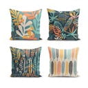 Colorful Leaves 4 db párnahuzat, 43 x 43 cm - Minimalist Cushion Covers