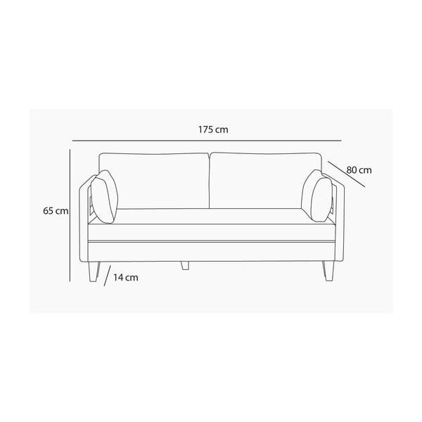 Home Lola barna háromszemélyes kanapé - Balcab-image-1