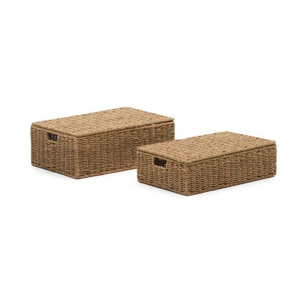 Tengerifű tárolókosár szett 2 db-os 40x60x21 cm Tossa – Kave Home