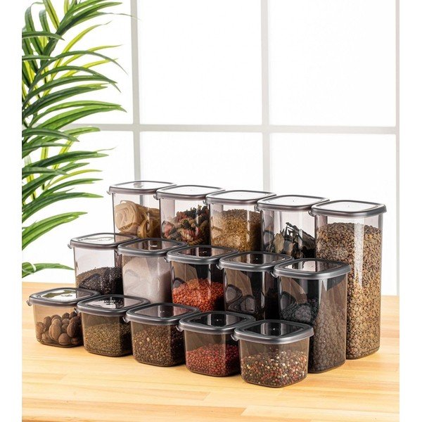 Élelmiszertartó doboz szett 15 db-os Fresco – Hermia-image-1