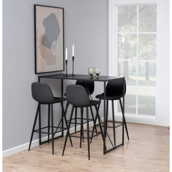 Fekete-szürke bárszék 101 cm Wilma – Actona-image-1