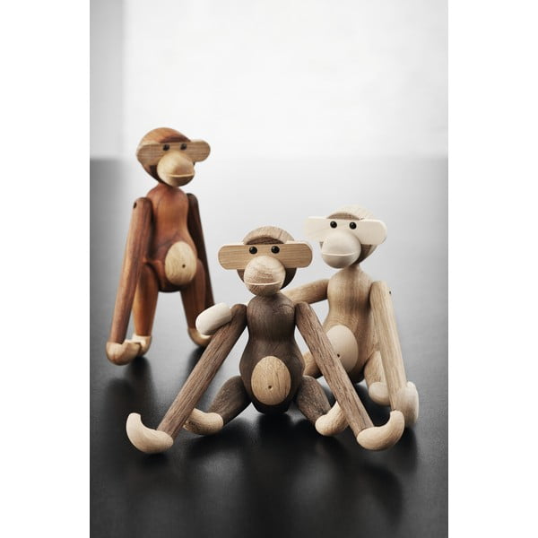 Bojesen Denmark Monkey dekorációs figura tömör fából - Kay-image-4