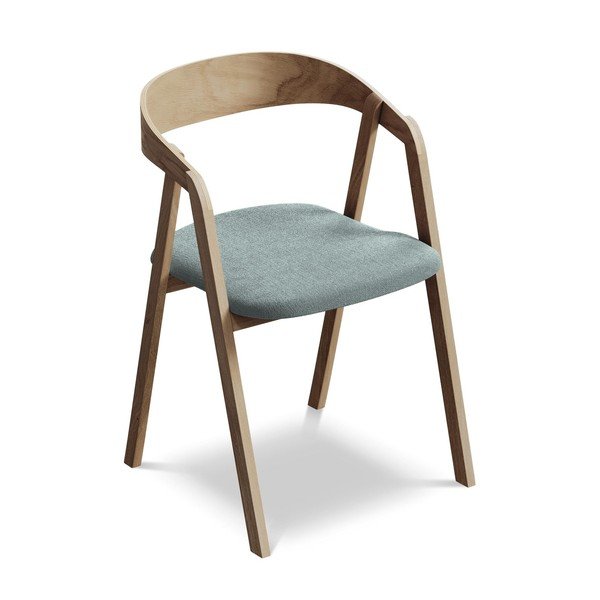 Kék tömörfa étkezőfotel Erika – Makamii