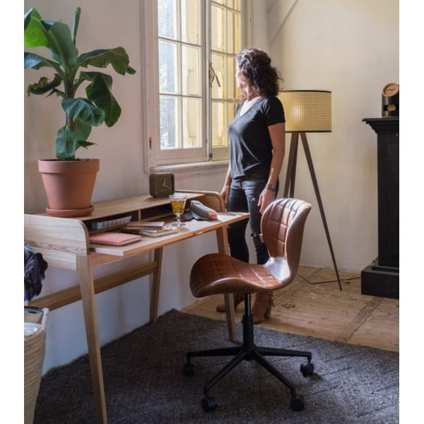 Office Chair OMG barna forgószék - Zuiver-image-1