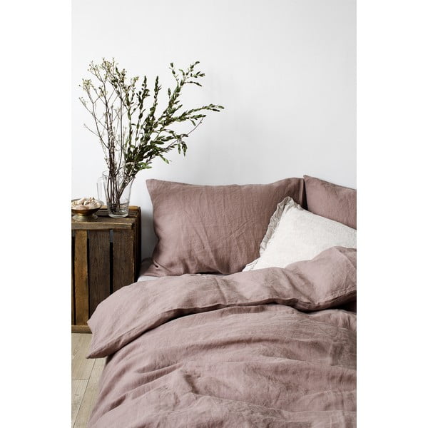Lila len paplanhuzat, 200 x 220 cm - Linen Tales-image-3