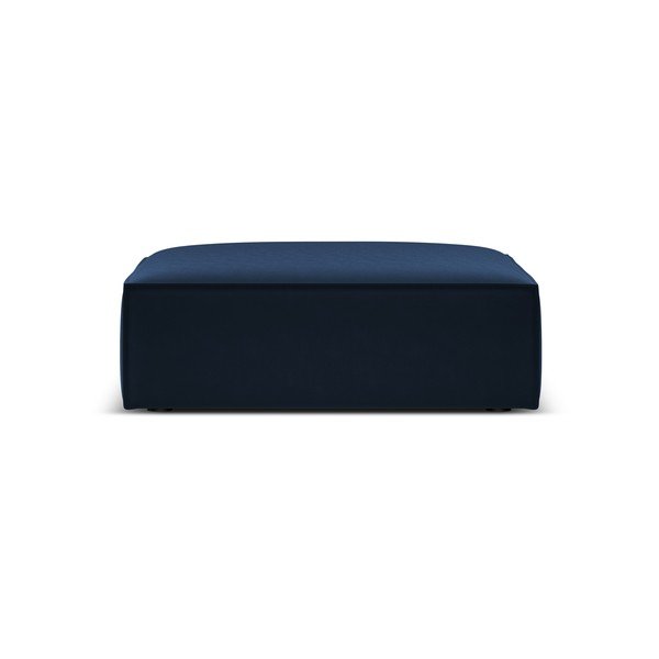 Sötétkék bársony lábtartó Vanda – Mazzini Sofas