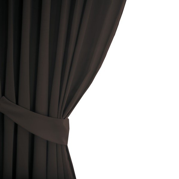 Eyelets Brown barna függöny, 140 x 245 cm - AmeliaHome