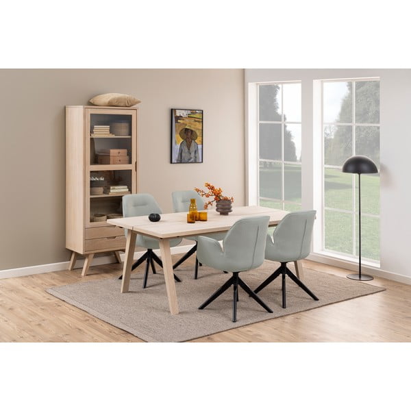 Tálalószekrény tölgyfa dekorral 72x190 cm A-Line - Actona-image-1