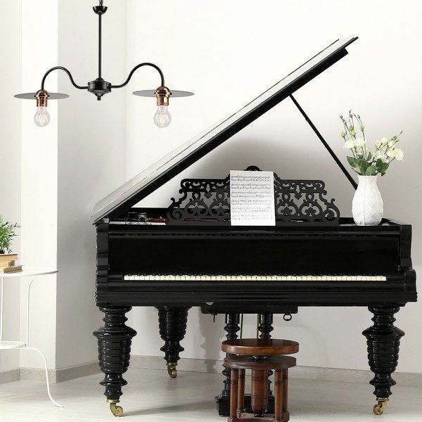 Fekete függőlámpa - LAMKUR-image-3