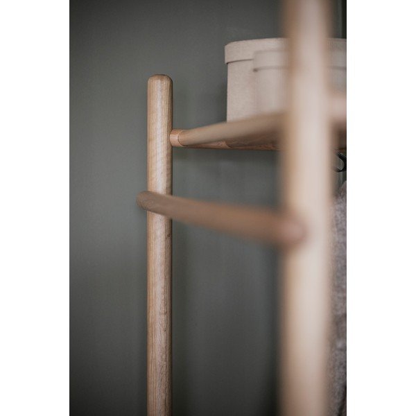 Natúr színű tölgyfa előszoba bútor Milford - Rowico-image-2