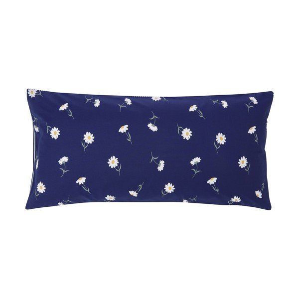 Daisies 2 db kék ranforce pamut díszpárnahuzat, 40 x 80 cm - Westwing Collection-image-2