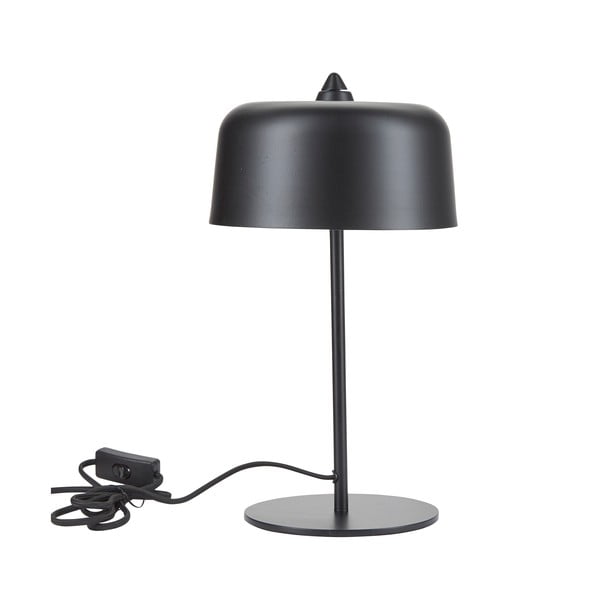 Fekete asztali lámpa, magasság 39 cm - Bahne & CO