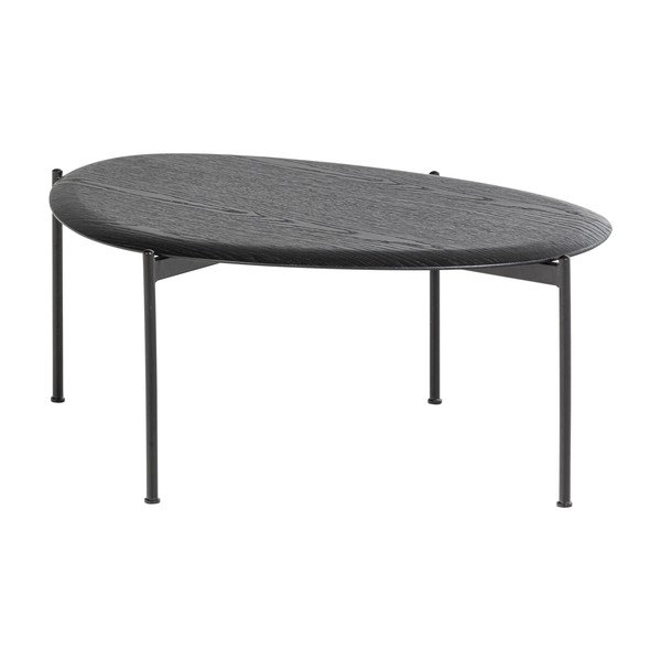 Fekete dohányzóasztal 67x92 cm Kota – WOOOD-image-4