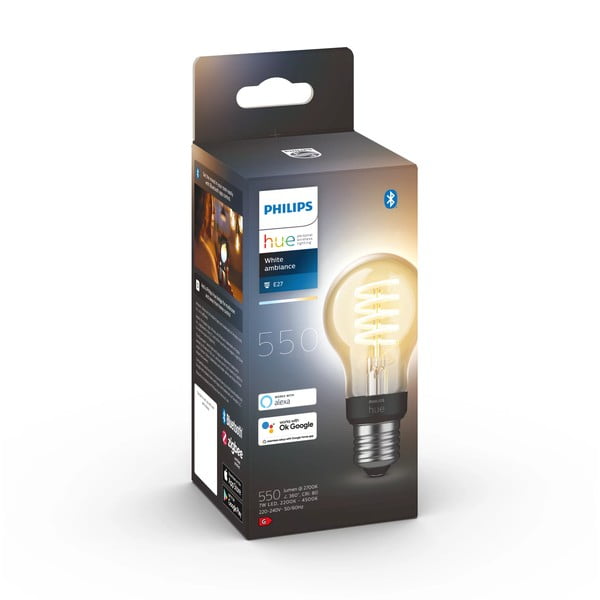 Szálas okos izzó E27, 7 W White ambiance – Philips Hue-image-3