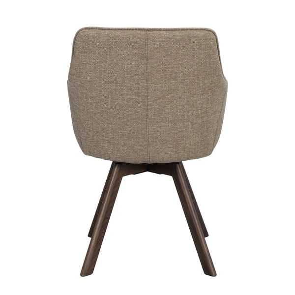 Bézs kárpitozott étkezőfotel szett 2 db-os Alison – Rowico-image-4