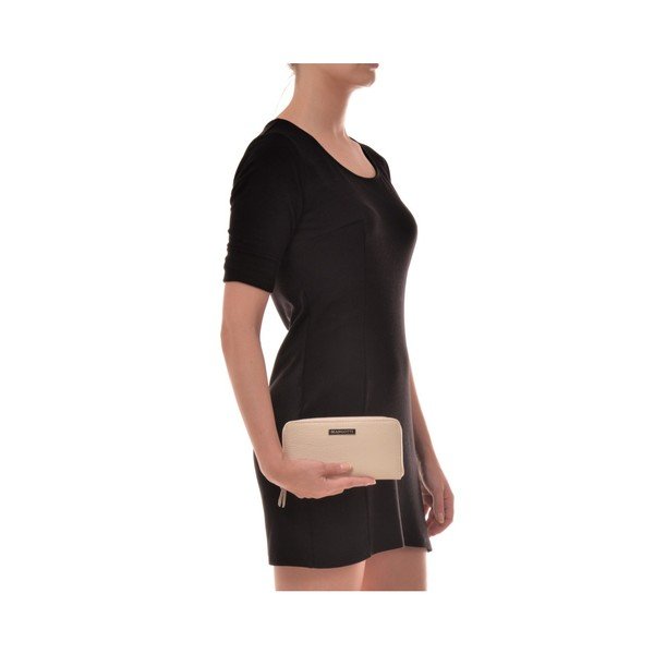 Flora bézs bőr pénztárca - Mangotti Bags-image-4