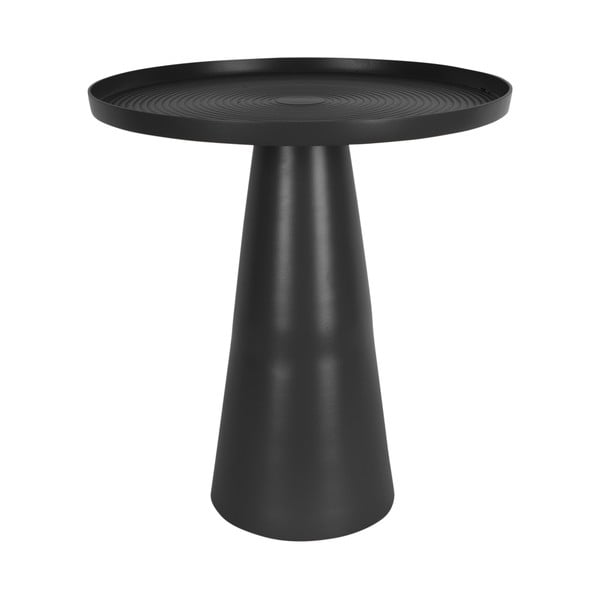 Force fekete fém tárolóasztal, magasság 43 cm - Leitmotiv