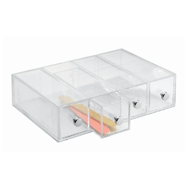 Wers átlátszó tárolódoboz, 4 fiókkal - iDesign-image-3