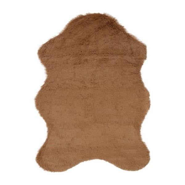 Pelus Brown barna műszőrme szőnyeg, 75 x 100 cm