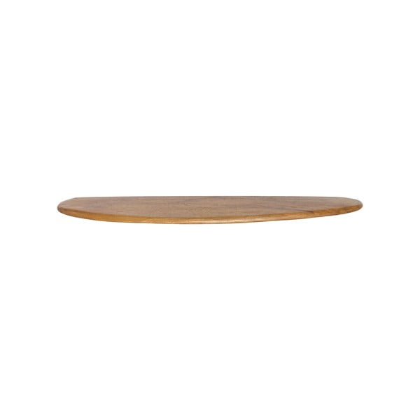 Natúr színű mangófa fali polc 70 cm Ginosu – Light & Living