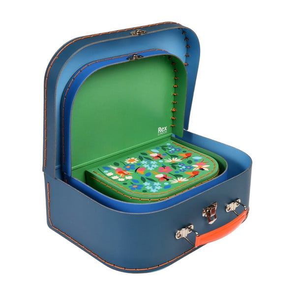 Gyerek bőrönd készlet 3 db-os Fairies in the Garden - Rex London-image-1