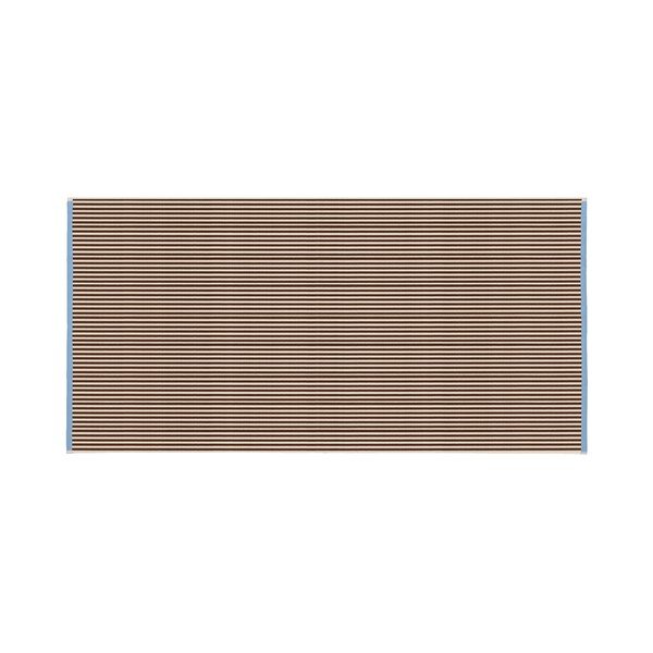 Barna-krémszínű frottír pamut fürdőlepedő 70x140 cm Gobo – noo.ma-image-2