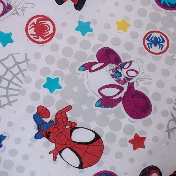 Kék egyszemélyes pamut gyerek ágyneműhuzat 140x200 cm Spidey – Jerry Fabrics-image-4
