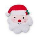 Plüss díszpárna karácsonyi mintával 38x32 cm Christmas Santa – Catherine Lansfield