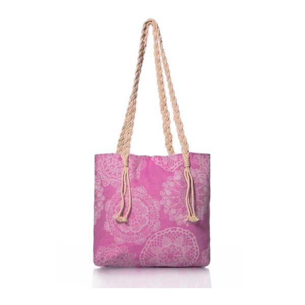 Lace rózsaszín táska, 50 x 40 cm - Begonville
