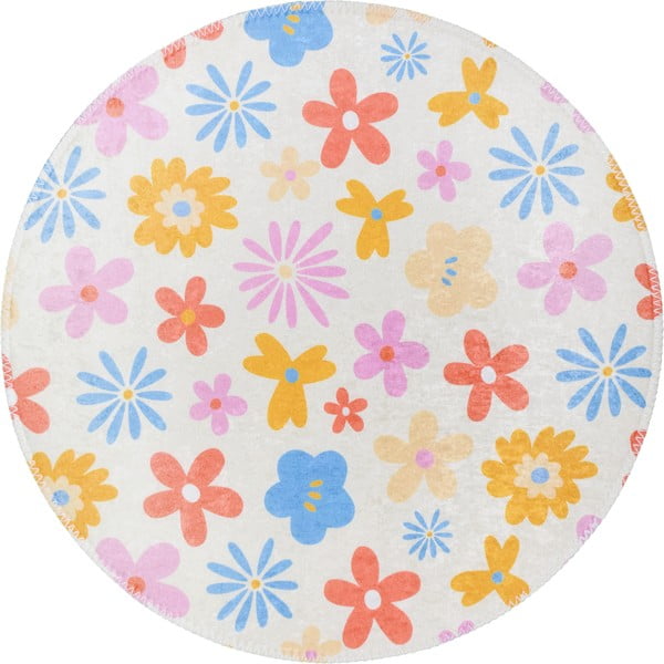 Mosható gyerek szőnyeg ø120 cm Joyfull Garden – Vitaus