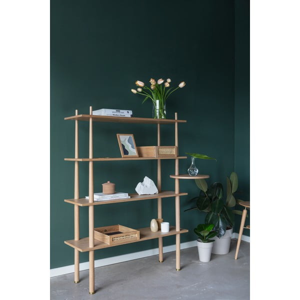 Natúr színű moduláris polcrendszer tölgyfa dekorral 110x148 cm Stories – UMAGE-image-4