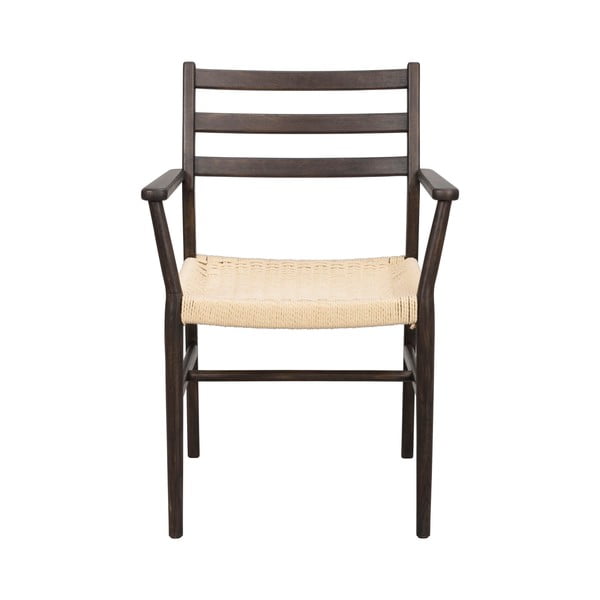 Natúr színű-sötétbarna étkezőszék Harlan – Rowico-image-2