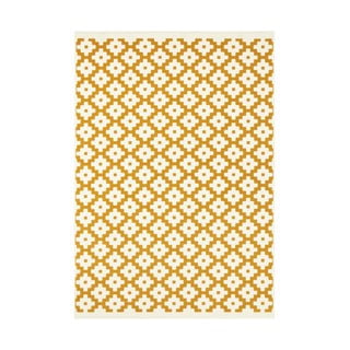 Celebration Lattice krémszínű-sárga szőnyeg, 120 x 170 cm - Hanse Home