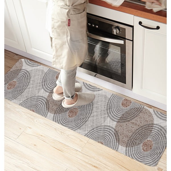 Szürke mosható futószőnyeg 58x240 cm – Oyo Concept-image-4