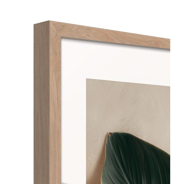 Nyomtatott keretezett kép 50x70 cm Strelizia Leaf – Styler-image-4