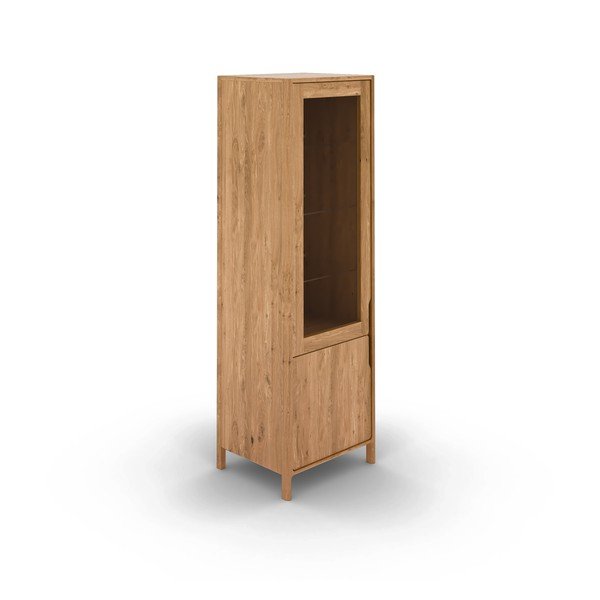 Natúr színű tölgyfa tálalószekrény 59x188 cm Twig – The Beds-image-2