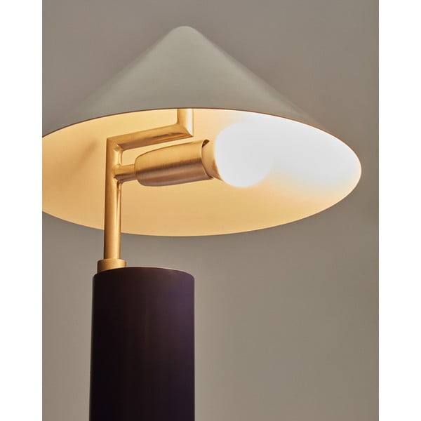 Sötétkék asztali lámpa fém búrával (magasság 42 cm) Shiva – Kave Home-image-4