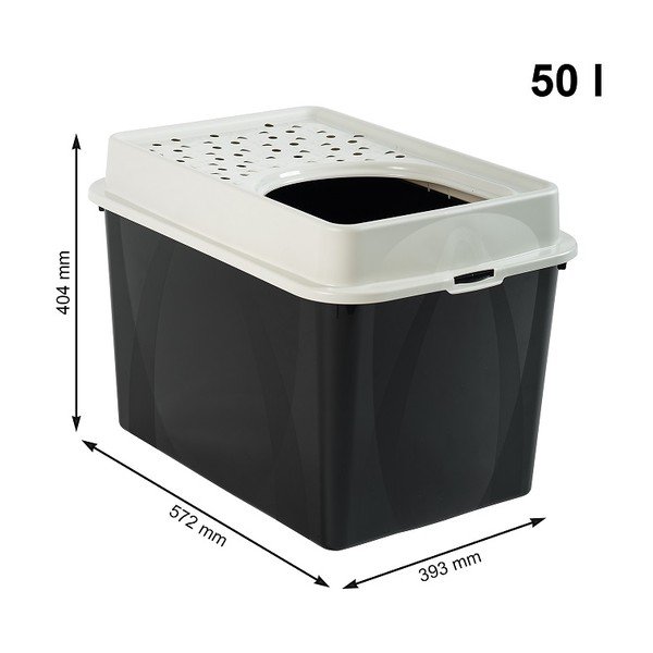 Macskatoalett 57,2x39,3 cm Eco Berty - Rotho-image-1