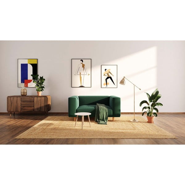 Sötétzöld bársony relaxációs fotel Kukumo – Ame Yens-image-3