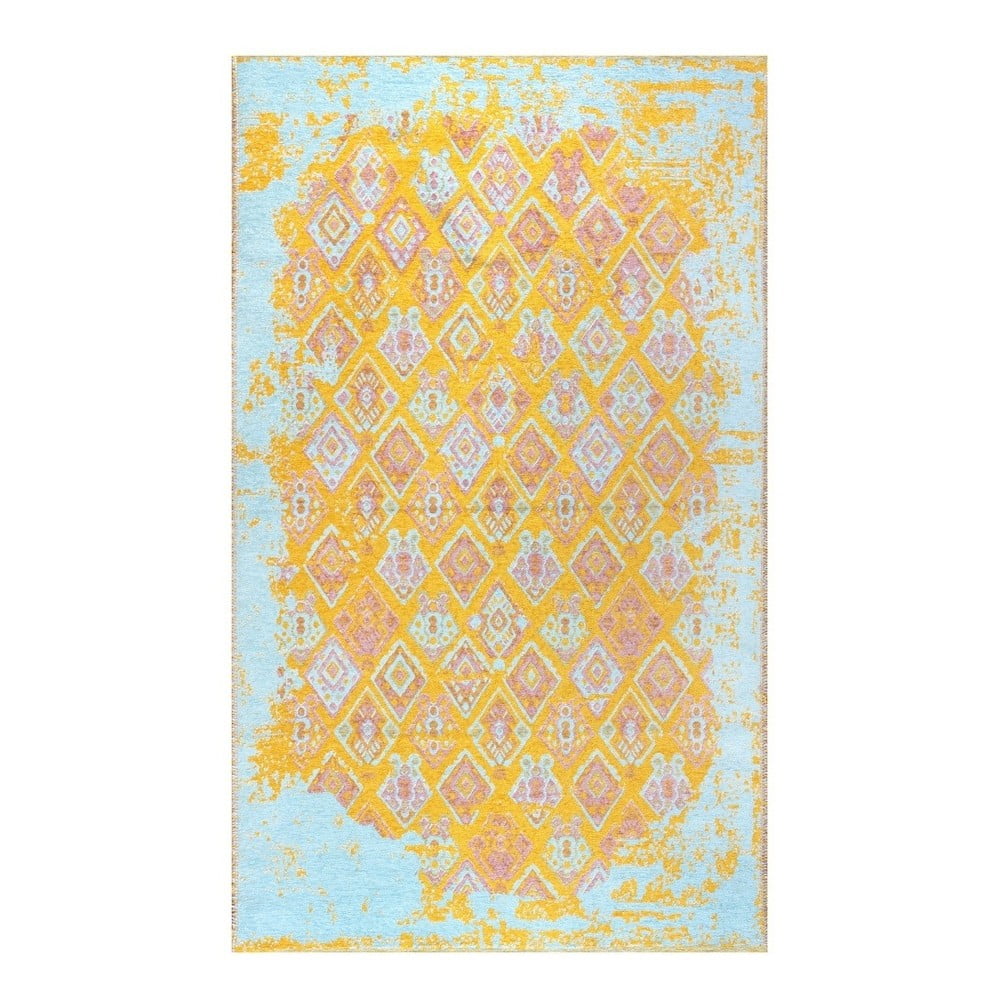 Halimod Darina kékes-sárga kétoldalú szőnyeg, 125 x 180 cm