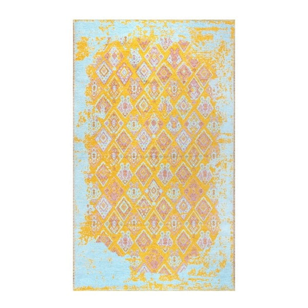 Halimod Darina kékes-sárga kétoldalú szőnyeg, 125 x 180 cm