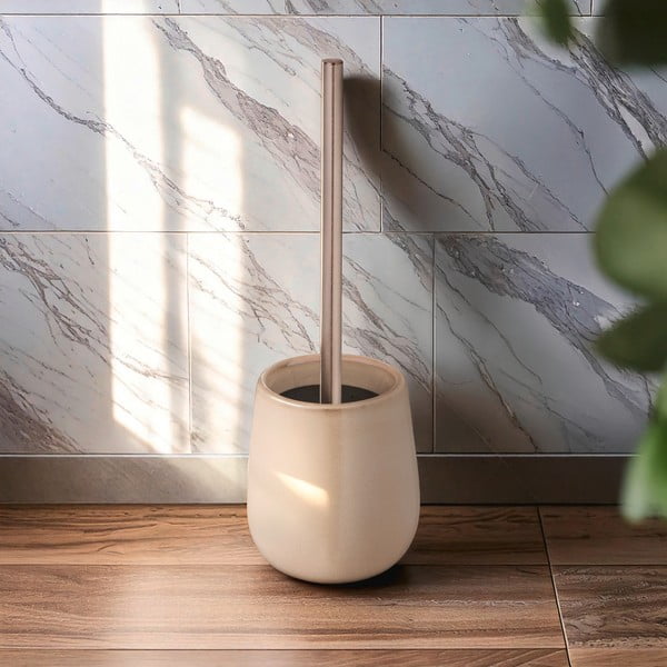 Bézs kerámia WC-kefe Sirmione – Wenko-image-1