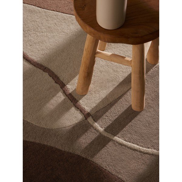 Barna gyapjú kerek szőnyeg ø 200 cm Muse – Villeroy&Boch-image-3