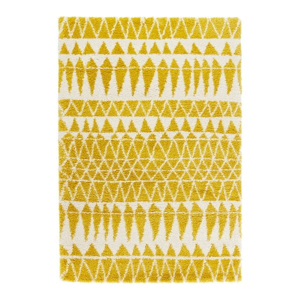 Allure Yellow citromsárga szőnyeg, 160 x 230 cm - Mint Rugs