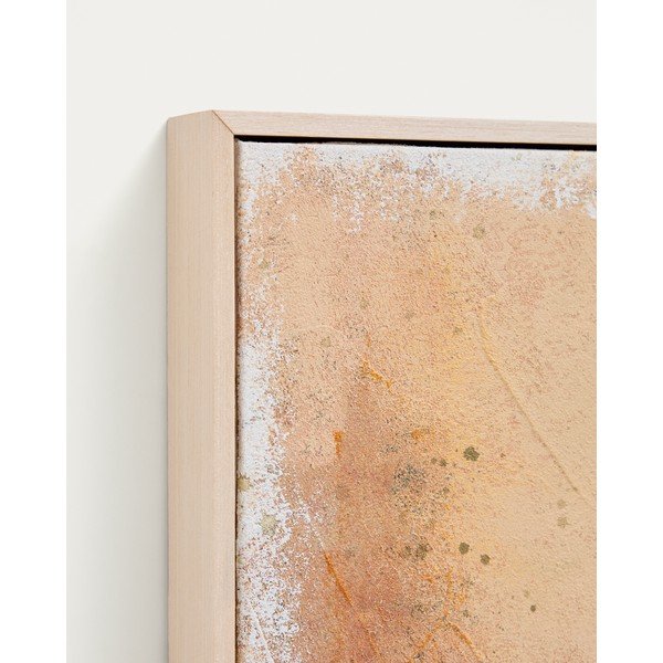 Kézzel festett keretezett-vászon kép 60x90 cm Selnar – Kave Home-image-4
