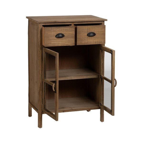 Natúr színű jegenyefenyő tálalószekrény 64x92,5 cm – Ixia-image-2