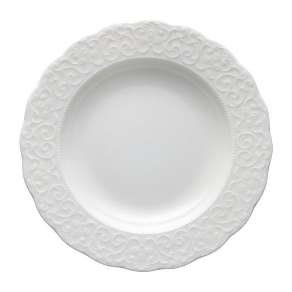 Fehér mély porcelán tányér ø 22 cm Gran Gala – Brandani